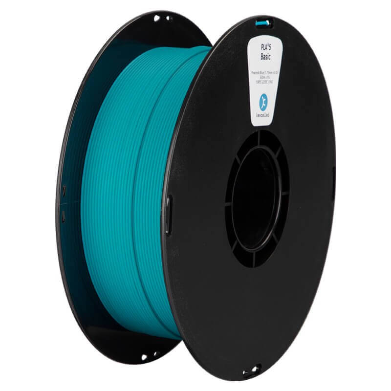 Kexcelled THE K5 PLA – Universelles FDM-Filament auf einer Spule in Aquamarin-Farbe, ideal für 3D-Druckprojekte.