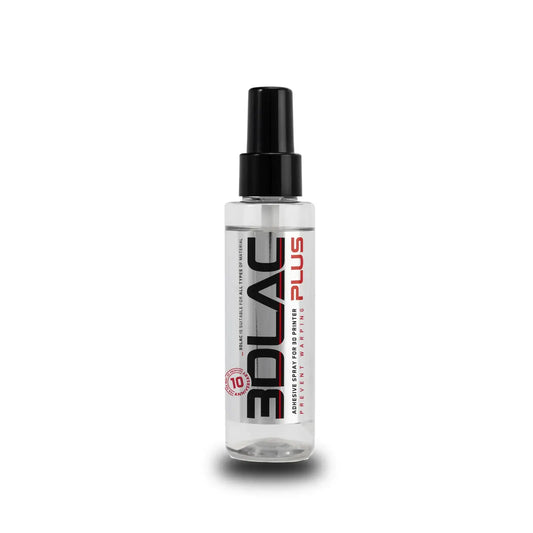 3DLAC Plus Haftspray 100 ml in a transparent spray bottle with a black nozzle.