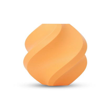 Bambu Lab PLA Pure Filament in Apricot color, safe for food contact, designed for 3D printing in home environments.