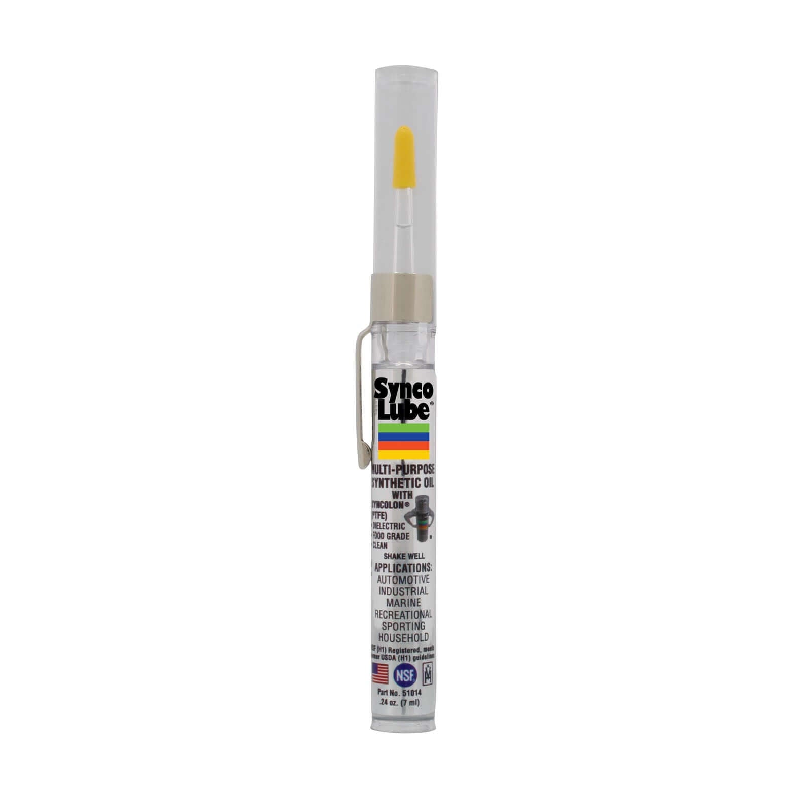 Synco Lube Mehrzwecköl mit PTFE – 7 ml Präzisions-Öler für 3D-Drucker Linearführungen und Spindeln.