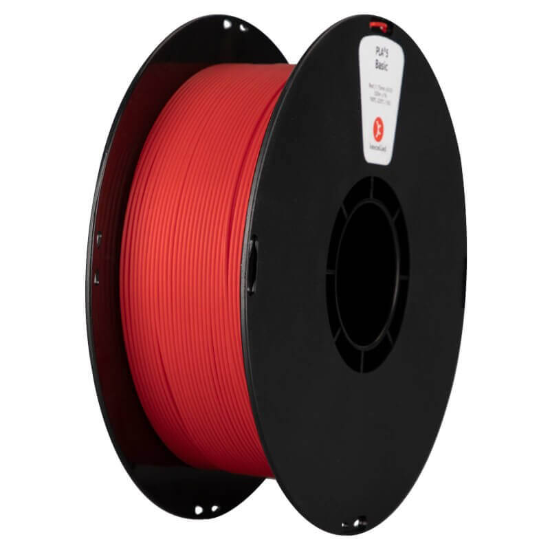 Kexcelled THE K5 PLA – Universelles FDM-Filament auf einer Spule in roter Farbe.