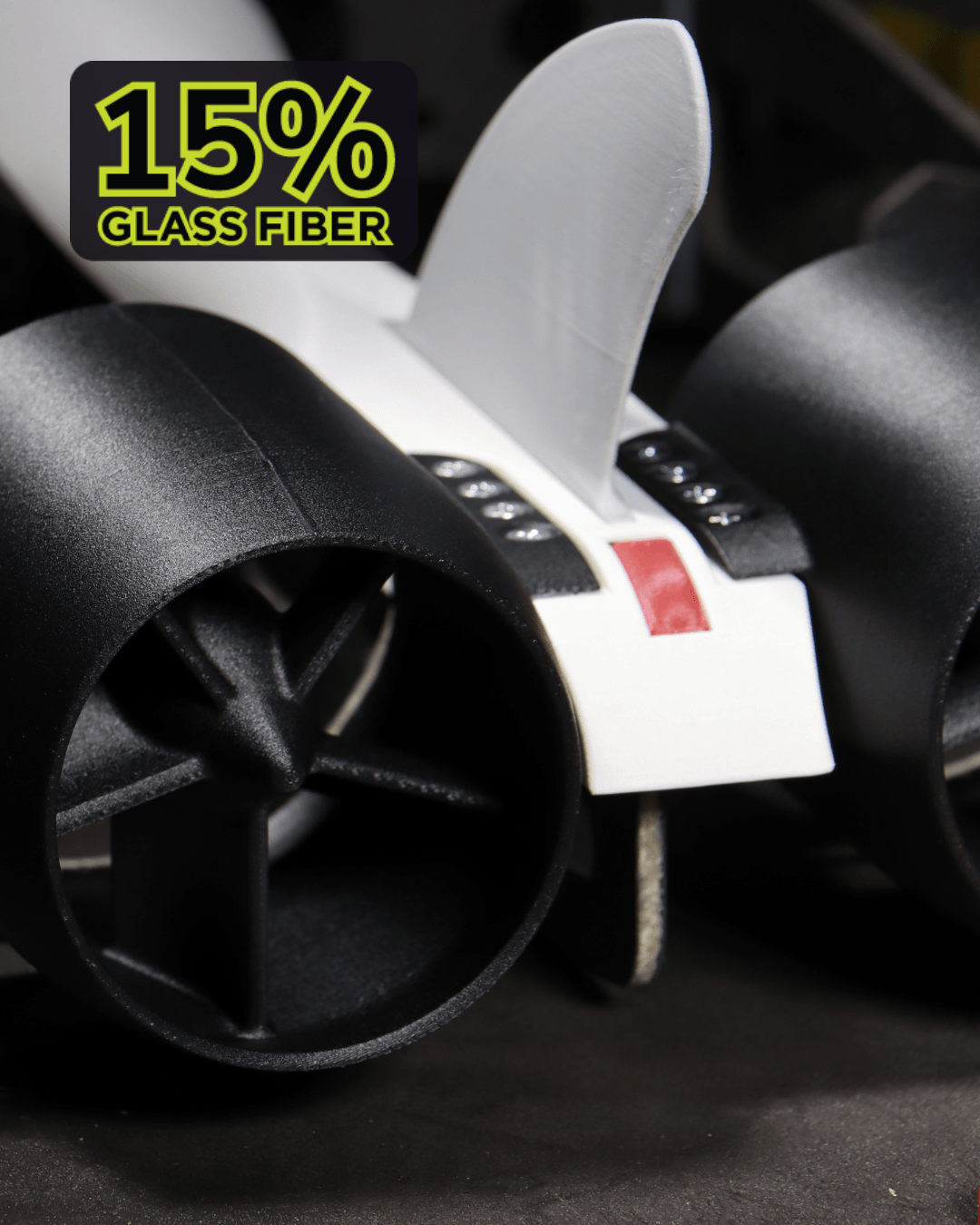 Polymaker Fiberon PET-GF15 – Glasfaserverstärktes PET-Filament mit 15% Glasfaseranteil