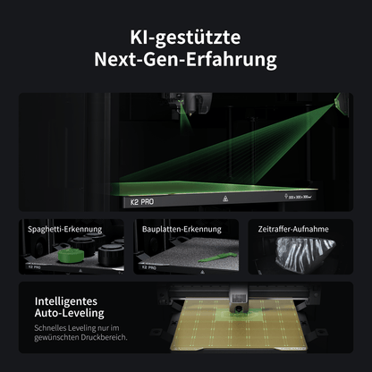 Creality K2 Pro Combo – 4x CFS für bis zu 16 Farben