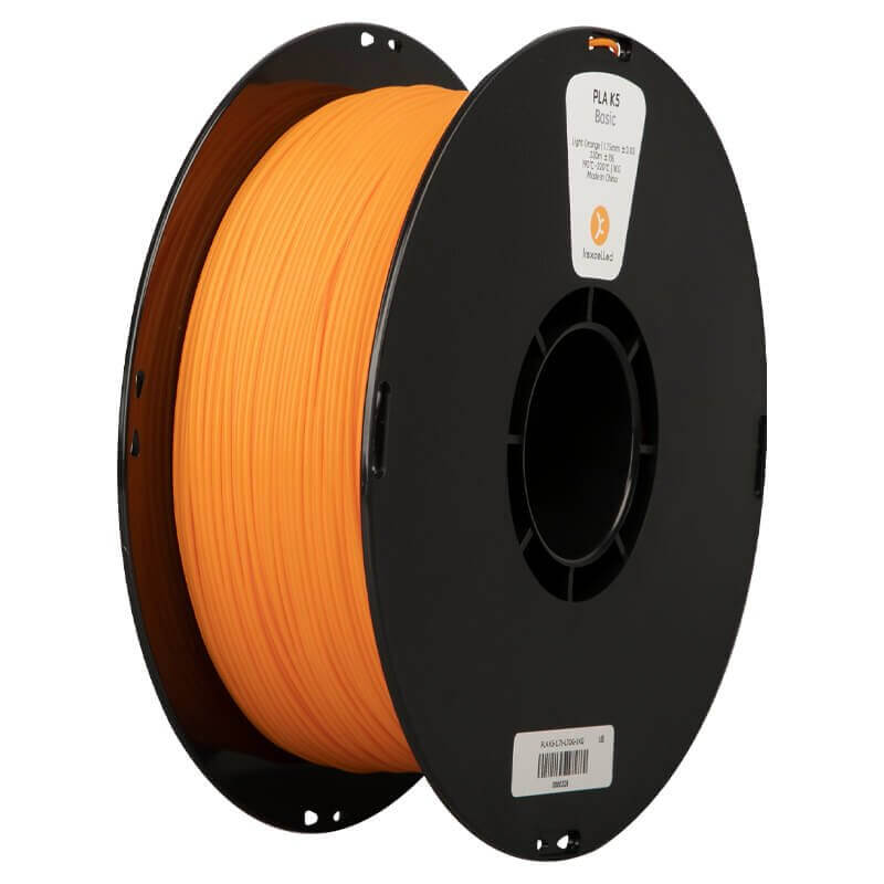 Kexcelled THE K5 PLA – Universelles FDM-Filament auf einer Spule in orangefarbener Ausführung