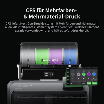 Creality K2 Pro Combo – FOC Servo-Motoren und Direktantrieb-Extruder