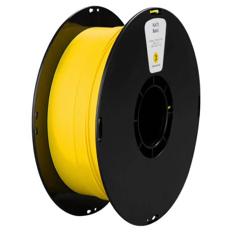 Kexcelled THE K5 PLA – Universelles FDM-Filament auf gelber Spule für 3D-Drucker