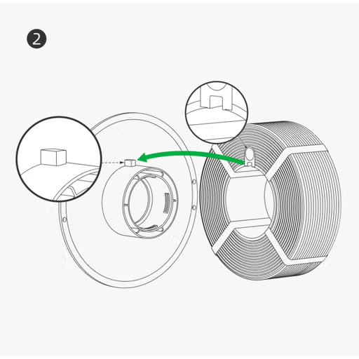 Bambu Lab Reusable Spool Mehrwegspule für Refill