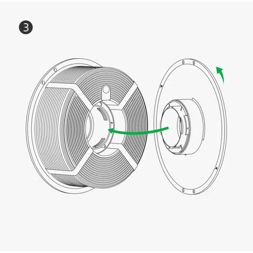 Bambu Lab Reusable Spool Mehrwegspule für Refill
