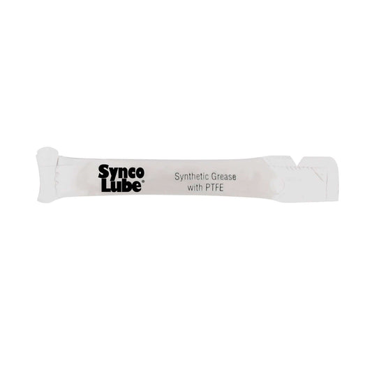 Synco Lube PTFE Mehrzweckfett 1 ml Probepäckchen für die Erstschmierung von 3D-Druckerlagern.