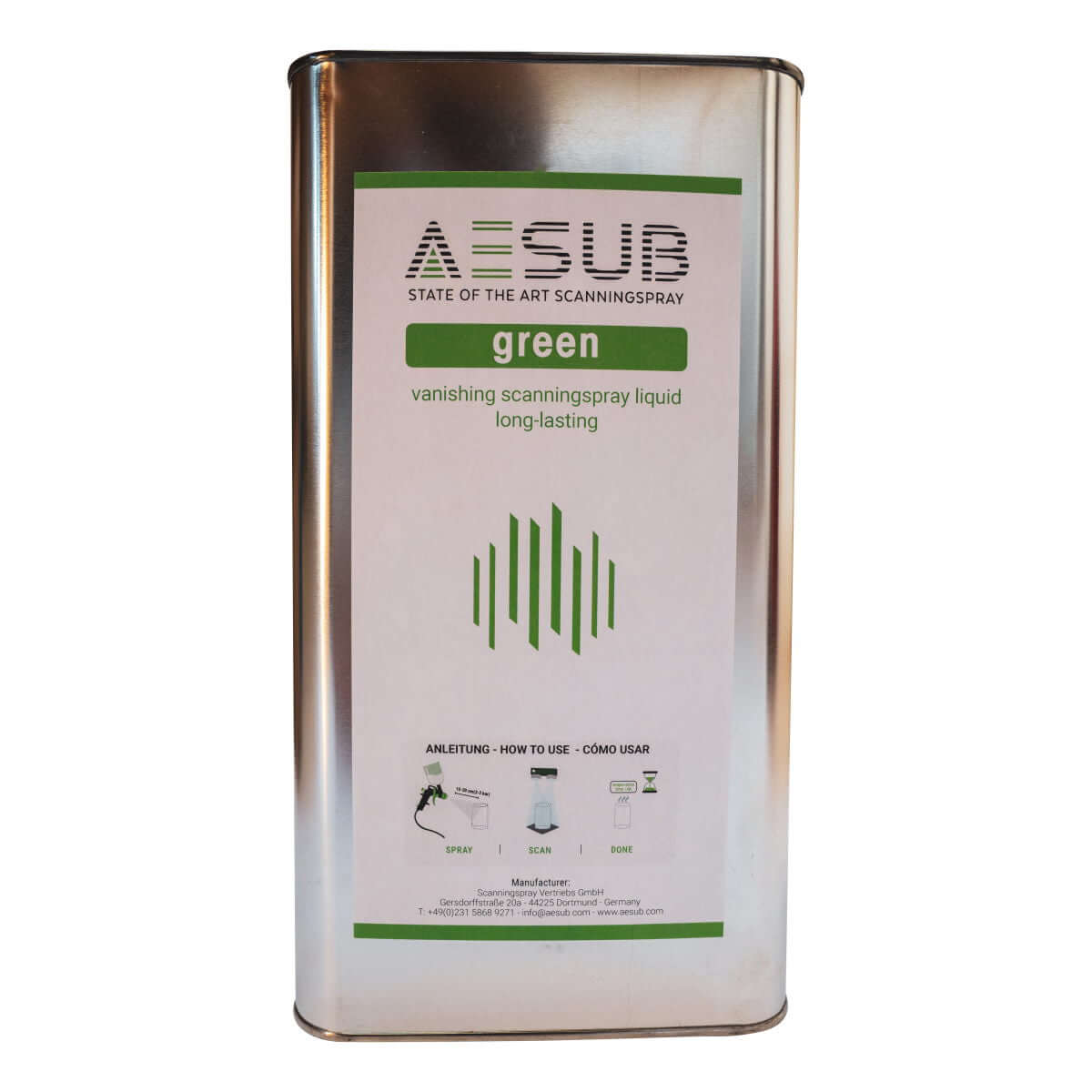 AESUB Bulk Liquid Green & Violet