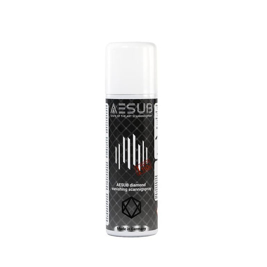 AESUB Diamond Scanspray 200ml in a spray can, ideal for scanning reflective objects with fine details.