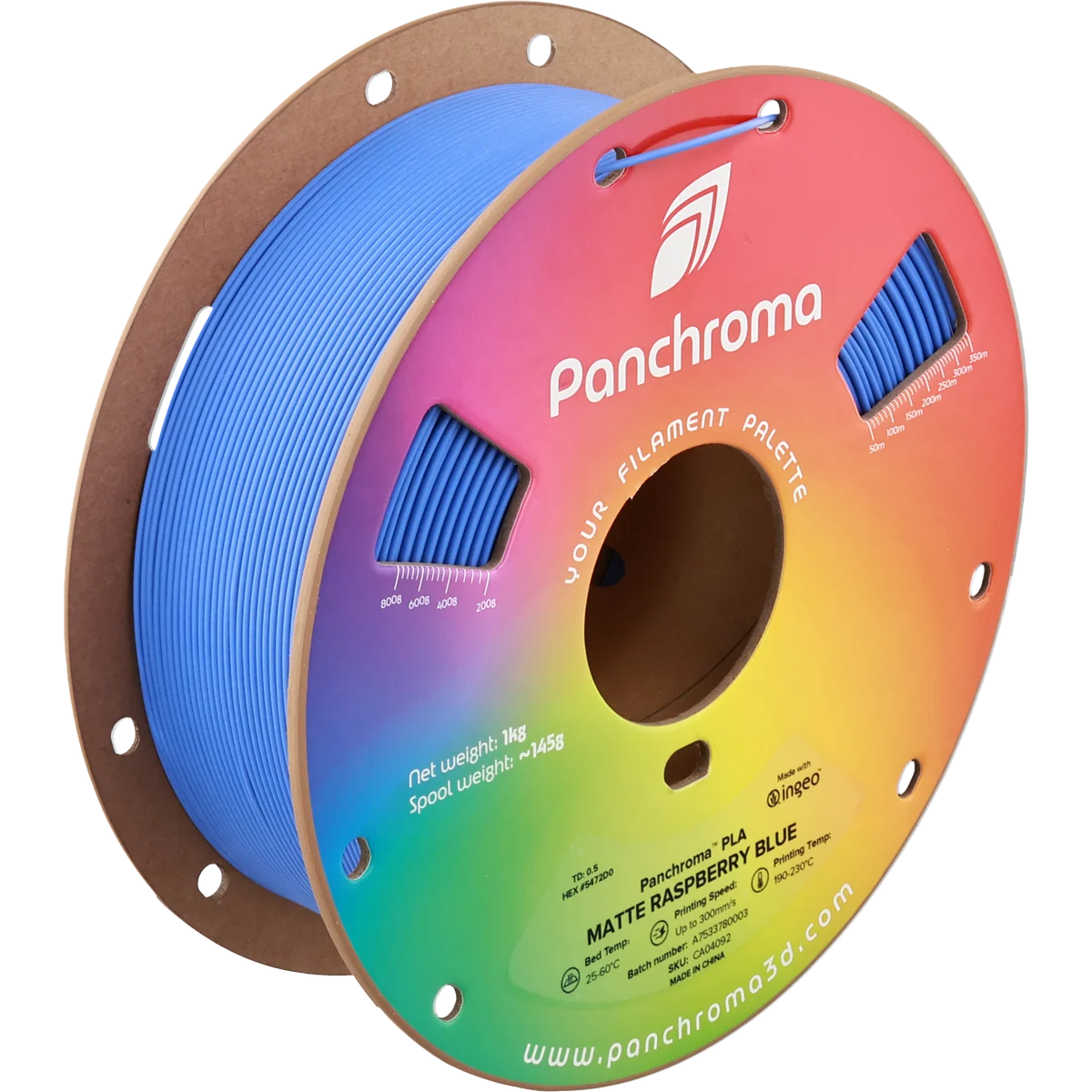 Polymaker Panchroma PLA Matte Filament in Raspberry Blue als Spule oder Refill