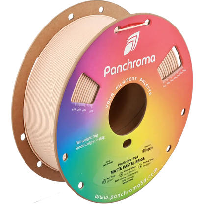 Polymaker Panchroma PLA Matt - das PLA für sanfte Oberflächen in Matte Pastel Beige Spule.