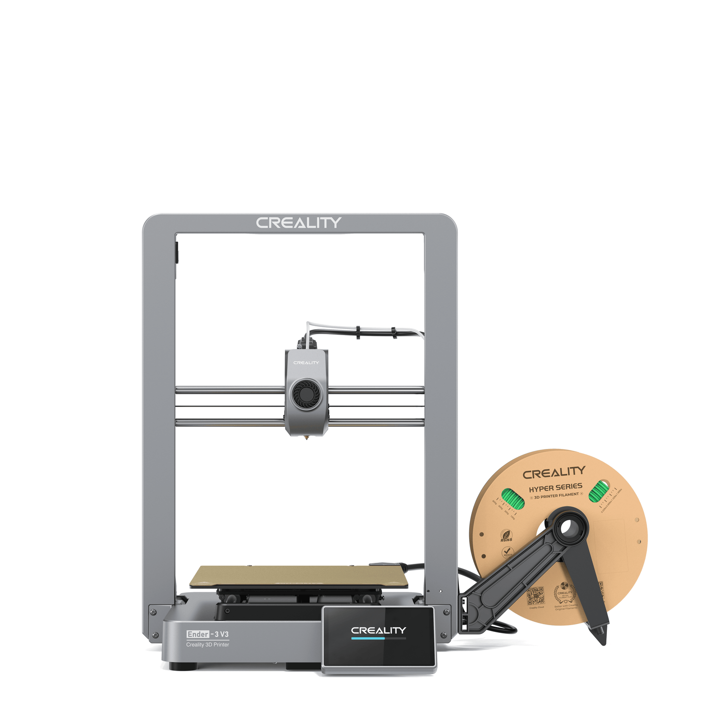 Creality Ender-3 V3 – High-Speed FDM 3D-Drucker mit innovativem Design und Filamentrolle