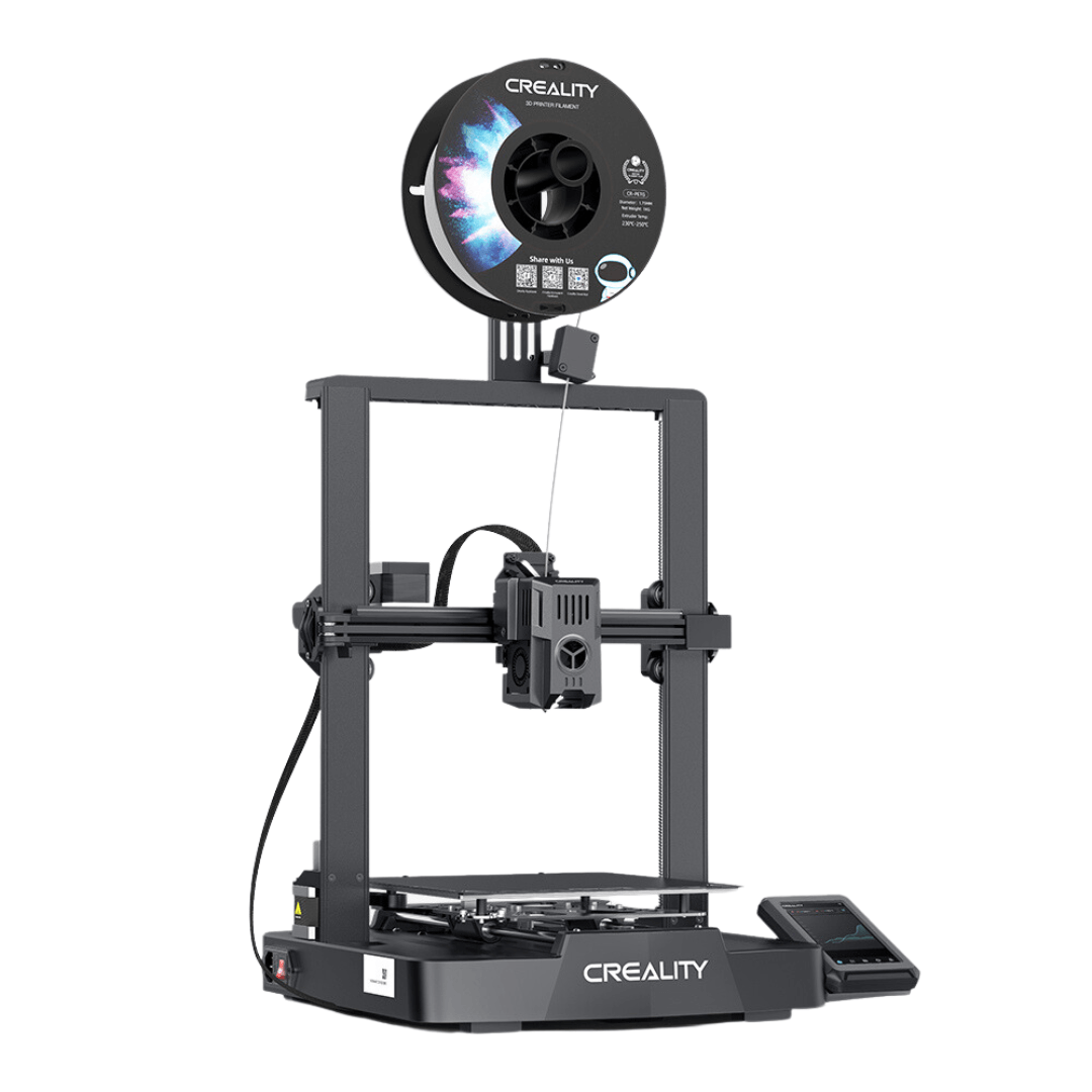 Creality Ender-3 V3 KE 3D Drucker mit Klipper-OS in modernem Design und automatisierten Funktionen.