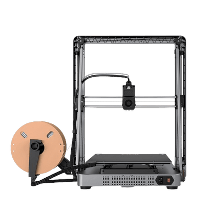 Creality Ender-3 V3 Plus 3D Drucker – CoreXZ, 300³ mit extrudierendem Druckkopf und Filamentrolle.