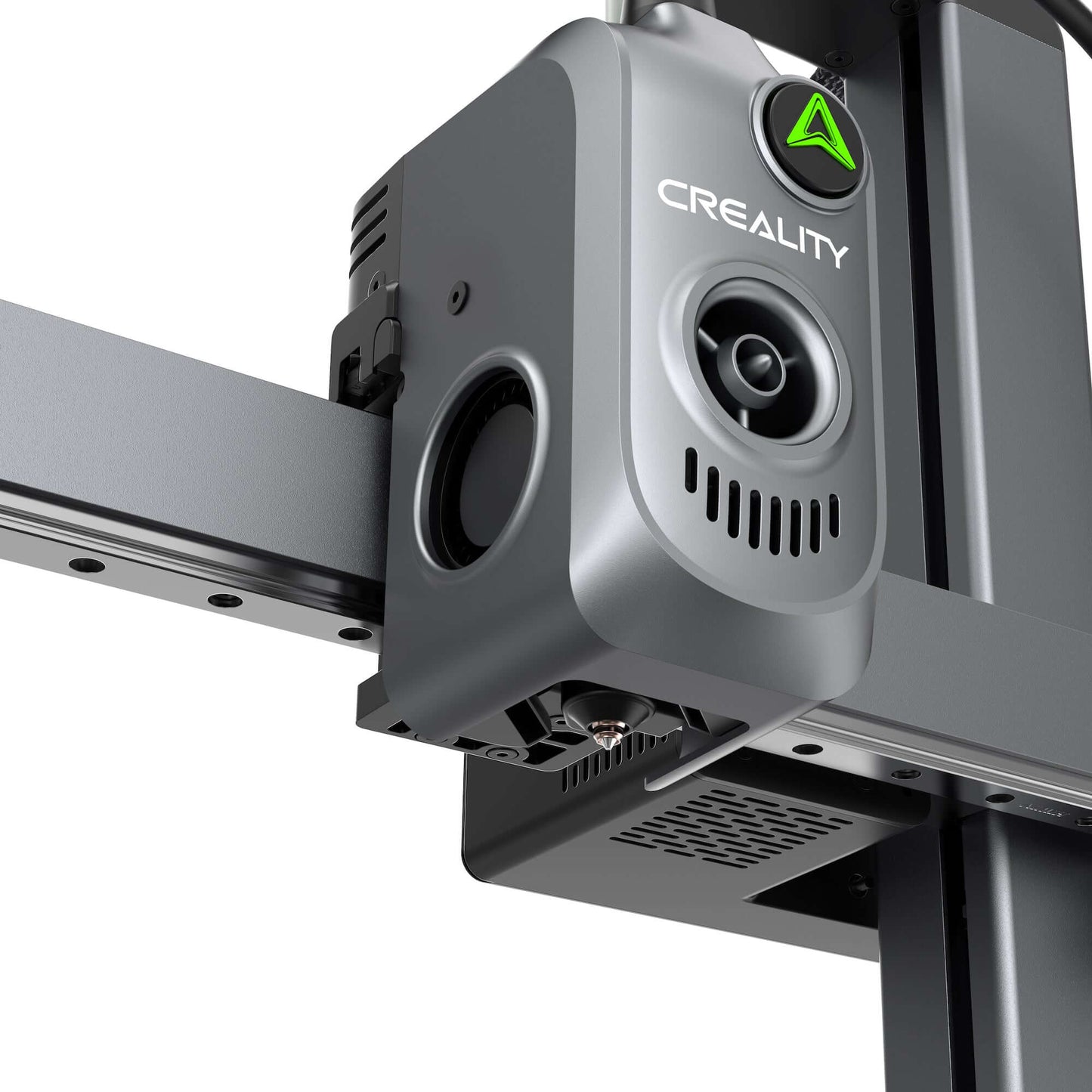 Creality Hi 3D Drucker – Hochgeschwindigkeit, CFS-ready Detailansicht des Druckkopfes