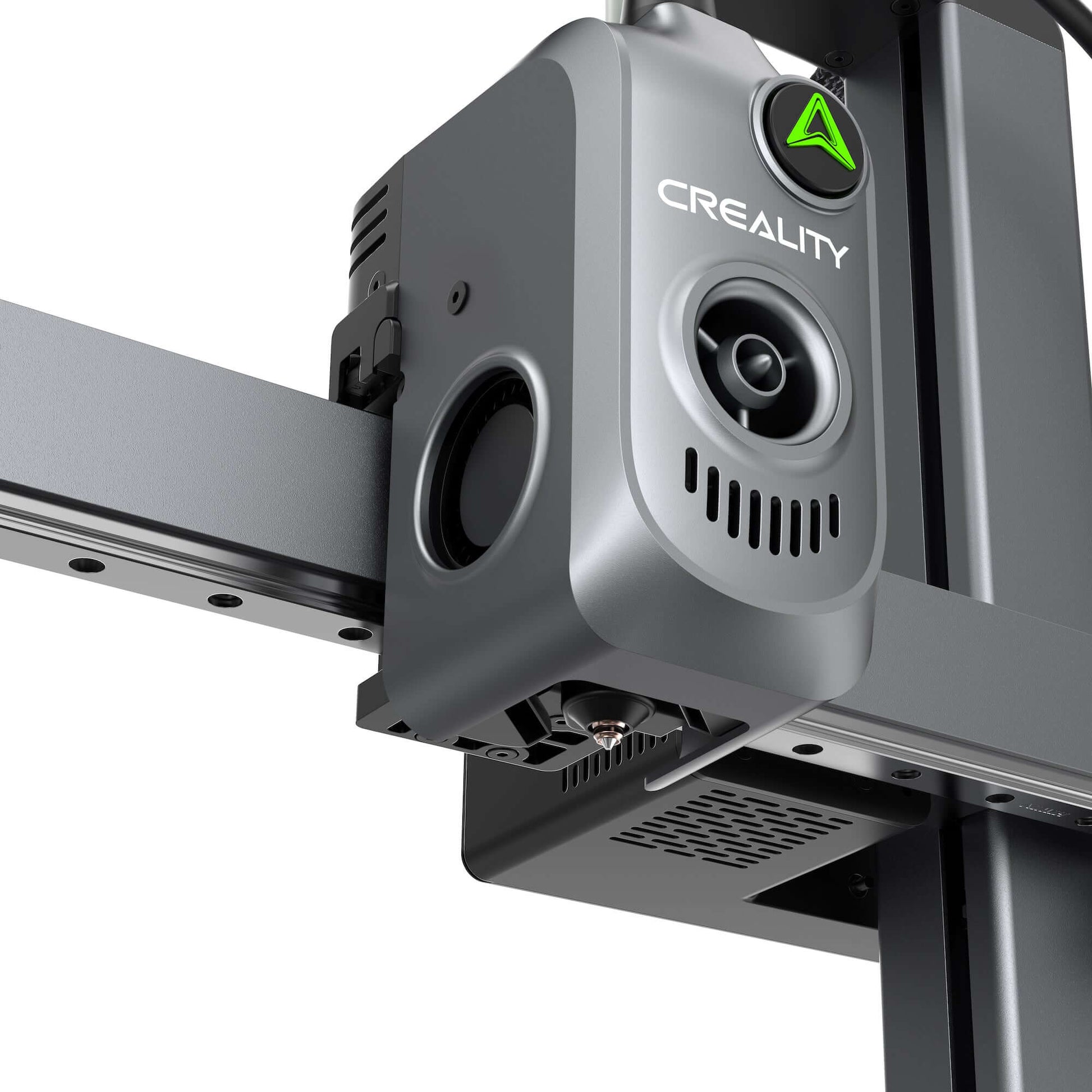 Creality Hi 3D Drucker – Hochgeschwindigkeit, CFS-ready Detailansicht des Druckkopfes