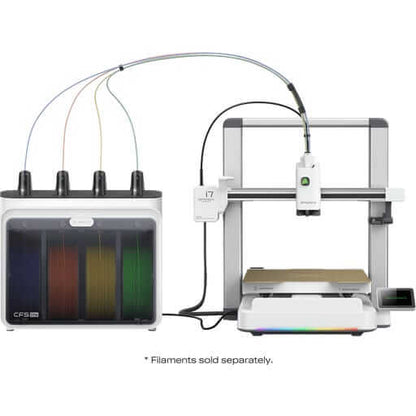 Creality SPARX i7 Color Combo 3D Drucker mit Vierfarb-Drucksystem und Farbfilamenten.