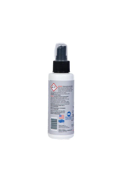 Synco Lube Super Kleen 118,29 ml – Reiniger für 3D-Drucker, Rückansicht der Flasche mit Inhaltsstoffen