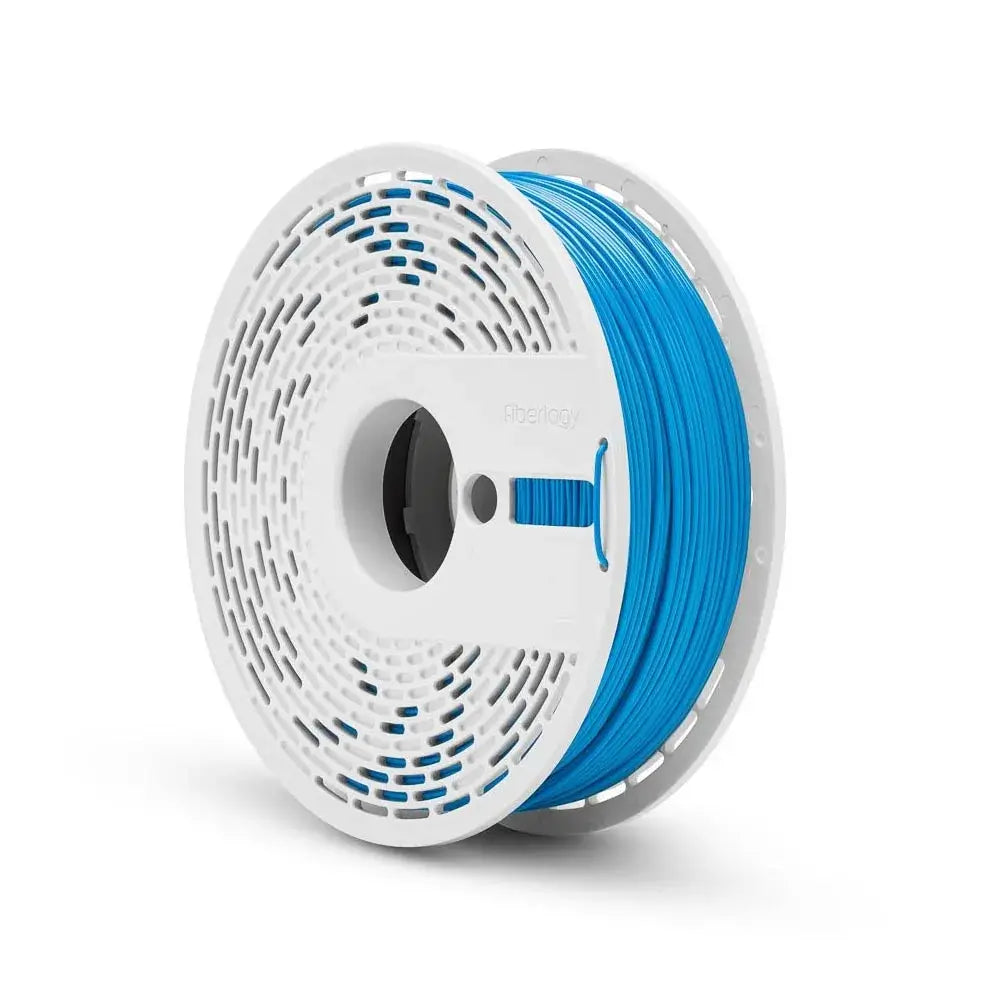 Fiberlogy Nylon PA12 – Technisches Filament für anspruchsvolle Bauteile auf einem Spulenkörper in Blau.