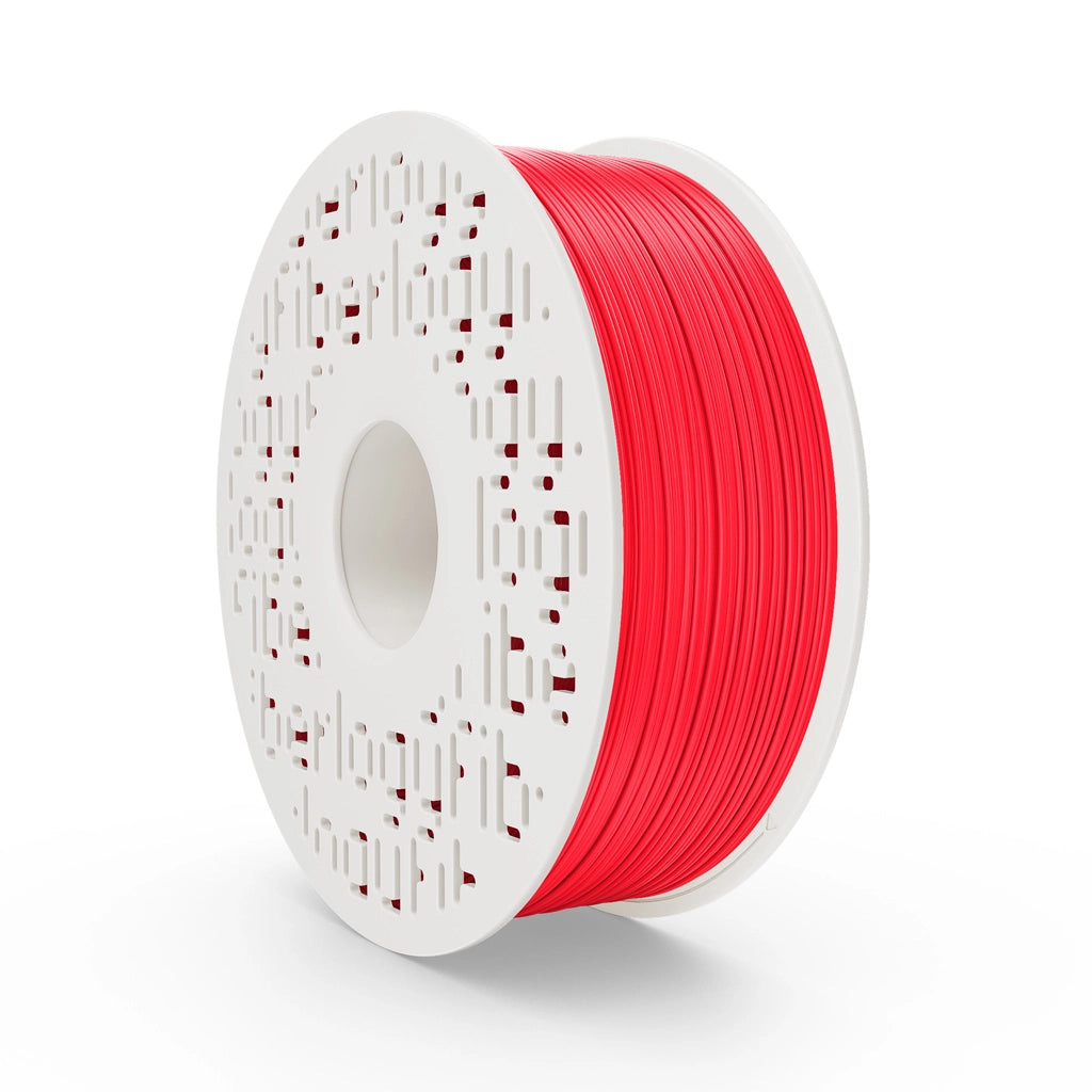 Fiberlogy Nylon PA12 – Technisches Filament für anspruchsvolle Bauteile in Rot, 1.75 mm, 1.00 kg Rolle.