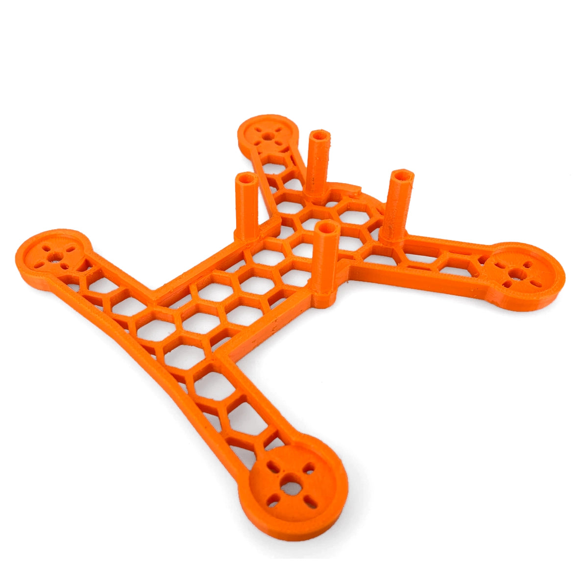 Fiberlogy Nylon PA12 – Technisches Filament für anspruchsvolle Bauteile - orange 3D-gedrucktes Bauteil