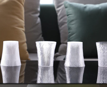 Kexcelled THE K6 PETG – Lebensmittelkontakt & Hochtemperatur, elegante durchsichtige Becher in verschiedenen Formen