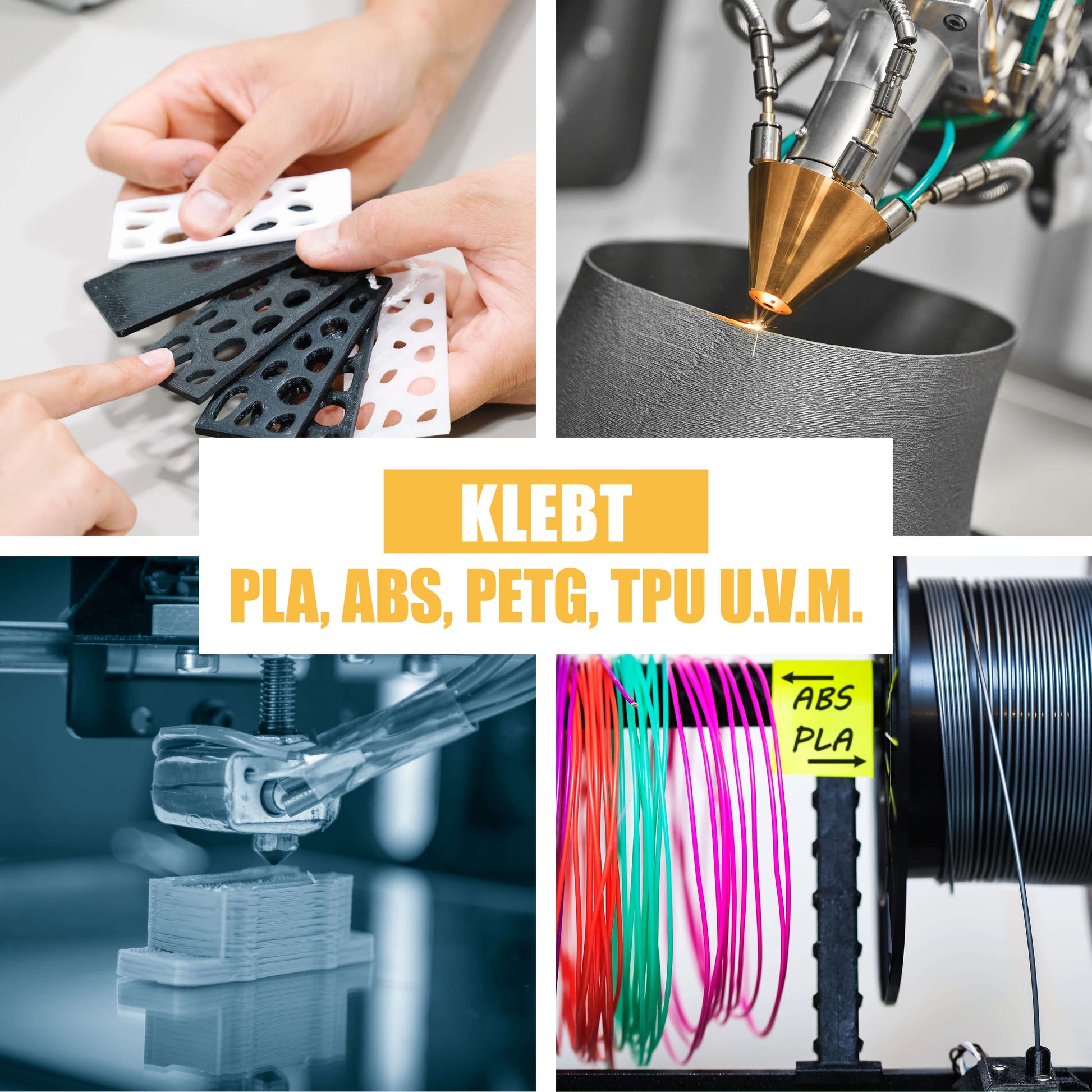 ARKA Kraftprotz 3D-Druck Sekundenkleber (50 g) klebt PLA, ABS, PETG, TPU und weitere Materialien.