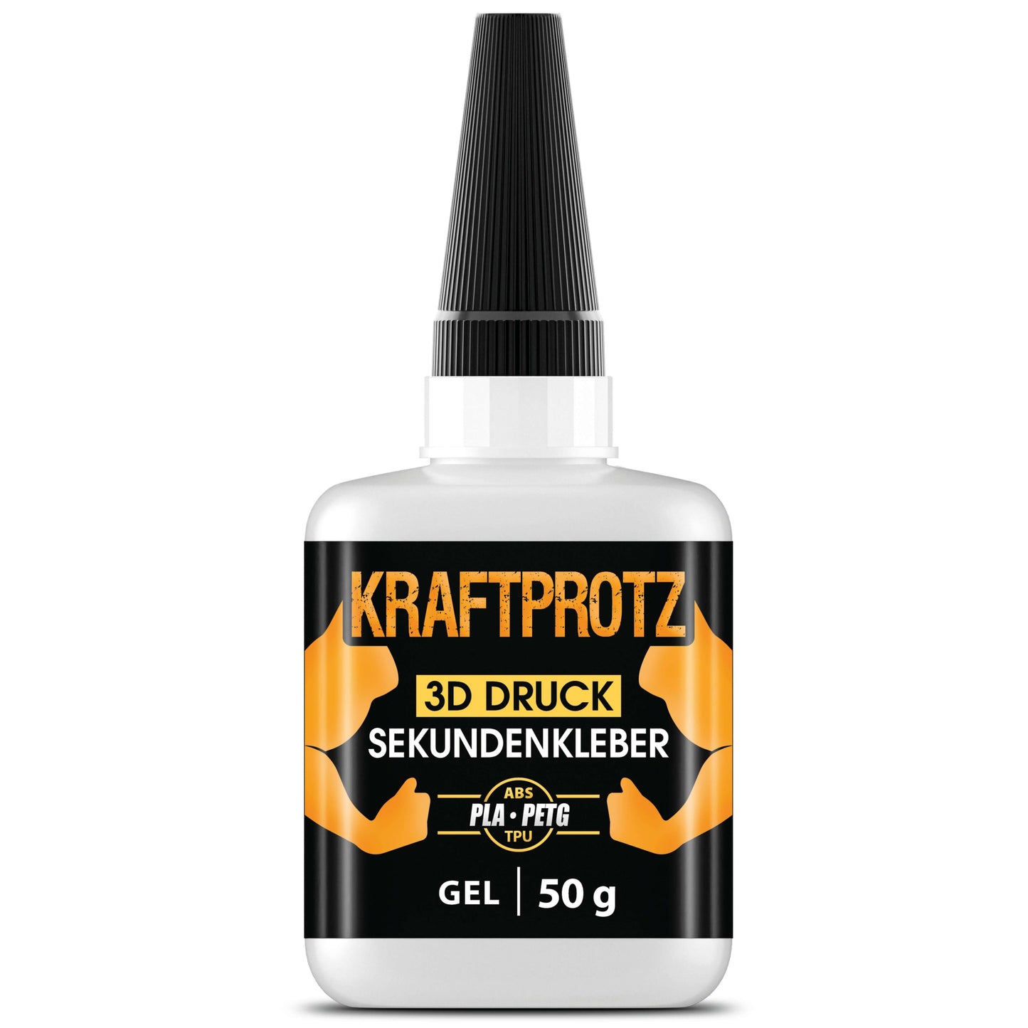 ARKA Kraftprotz 3D-Druck Sekundenkleber (50 g) - für feste Verklebungen von 3D gedruckten Bauteilen