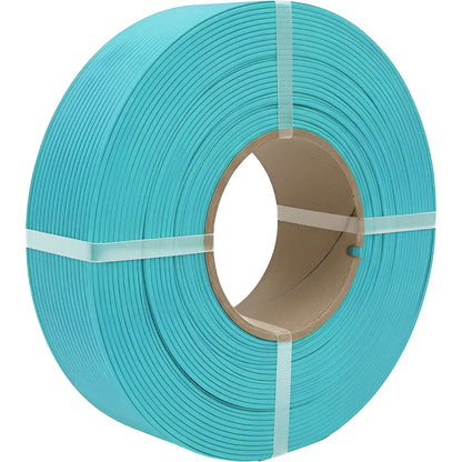 Polymaker Panchroma PLA Matt - das PLA für sanfte Oberflächen auf einer Rolle in türkisblauer Farbe.