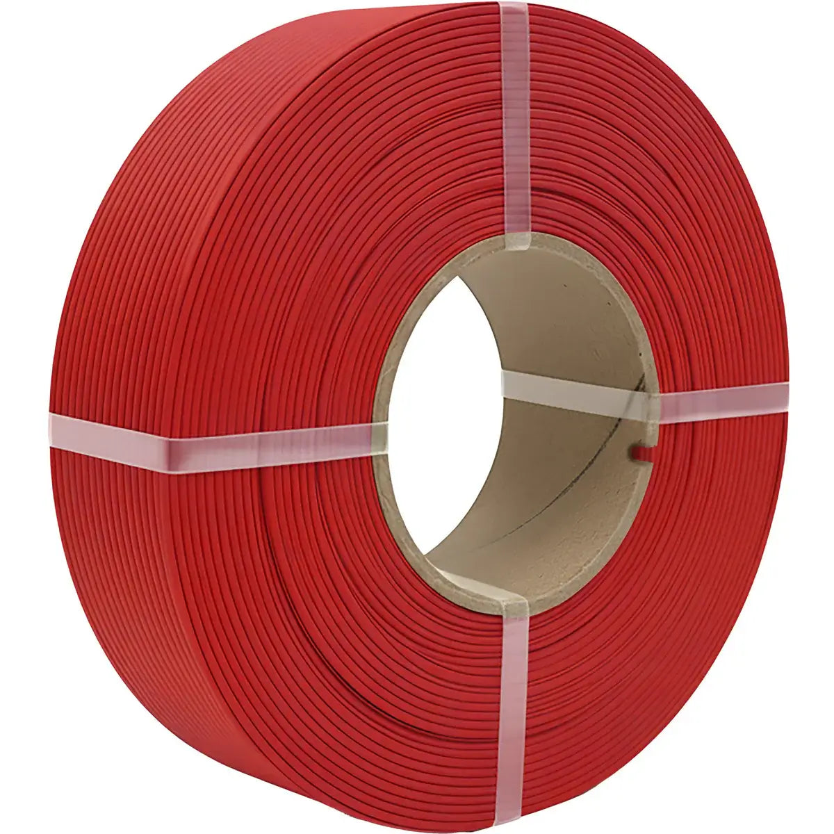 Polymaker Panchroma PLA Matt - das PLA für sanfte Oberflächen auf einer Spule in rot.