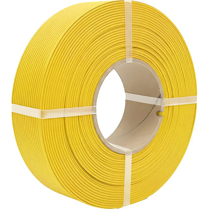 Polymaker Panchroma PLA Matt - das PLA für sanfte Oberflächen auf einer Spule in leuchtendem Gelb.