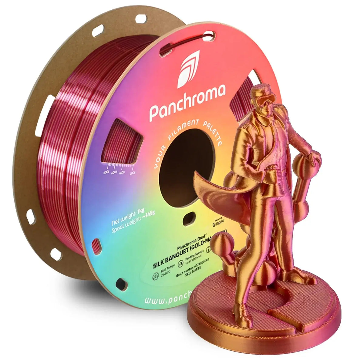 Polymaker Panchroma Dual Silk PLA Filament