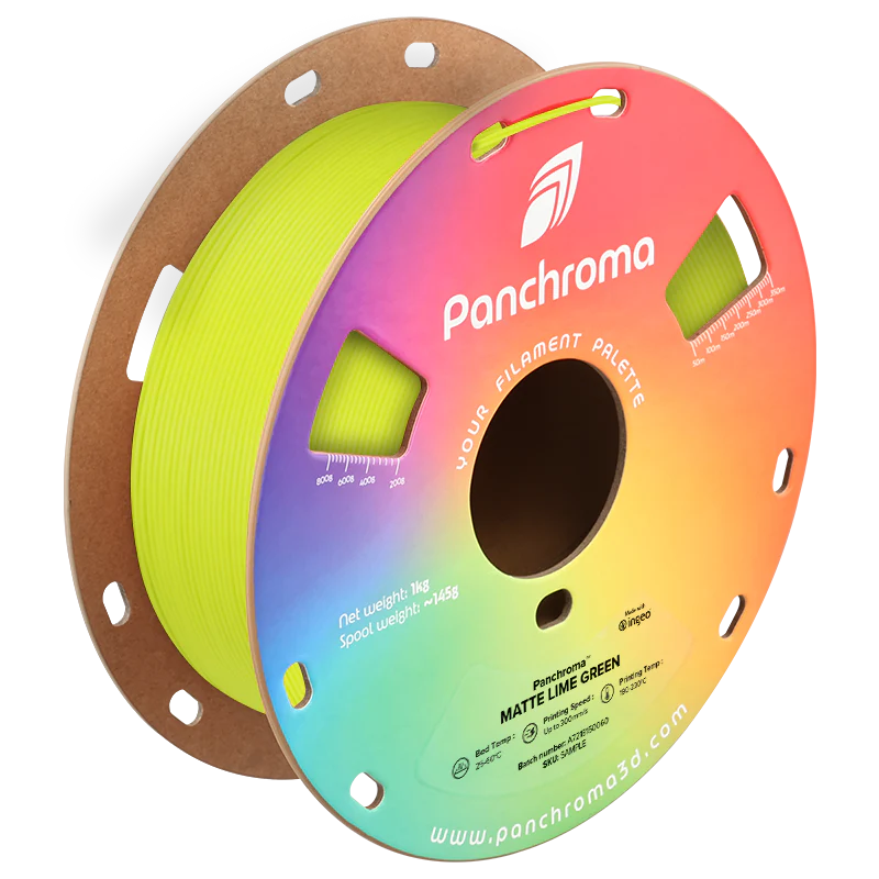 Polymaker Panchroma PLA Matte Filament in Limettengrün als Spule oder Refill