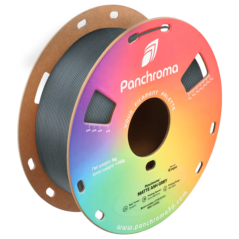 Polymaker Panchroma PLA Matte Filament in Ash Grey als Spule oder Refill