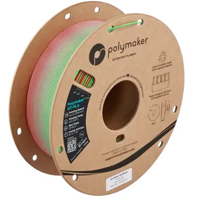 Polymaker HT-PLA hitzebeständiges PLA Filament auf einer Spule für 3D-Druck.