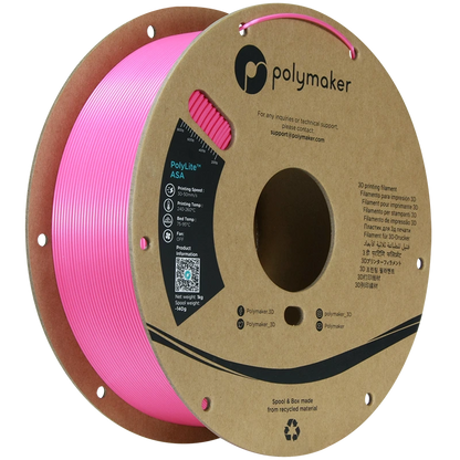 Polymaker ASA Filament in Pop Pink, 1.75 mm Durchmesser, 1.00 kg Rolle für 3D-Druck im Freien