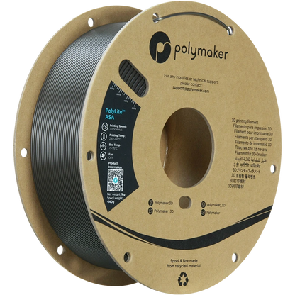 Polymaker ASA Filament in Dark Grey Green color, 1.75 mm diameter, 1.00 kg weight - ideal for outdoor 3D printing.
