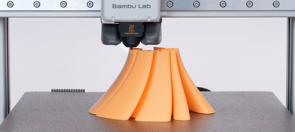 Mit Bambu Lab PLA Pure gedrucktes Objekt mit gleichmäßiger Oberfläche