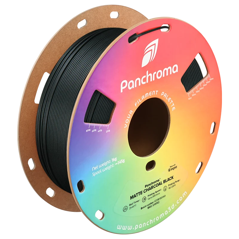 Polymaker Panchroma PLA Matte Filament in Charcoal Black als Spule oder Refill