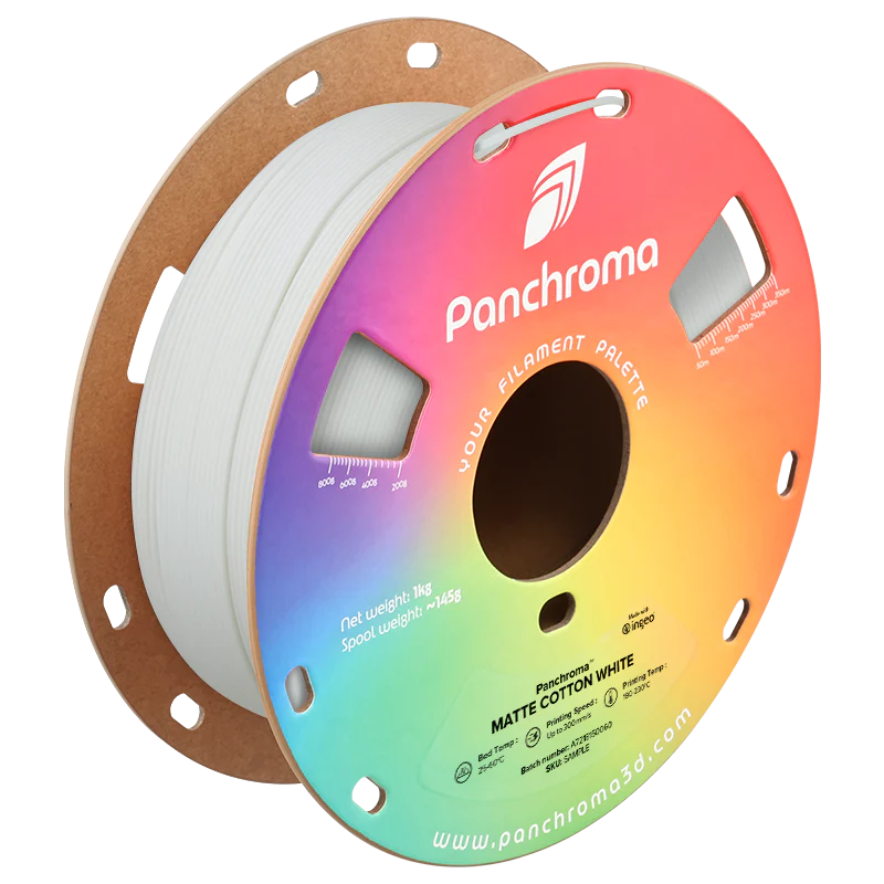 Polymaker Panchroma PLA Matte Filament in Cotton White als Spule oder Refill