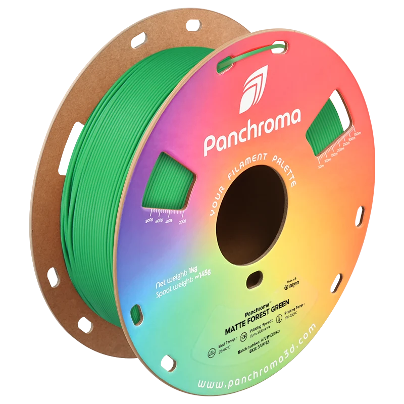 Polymaker Panchroma PLA Matte Filament in Forest Green als Spule oder Refill