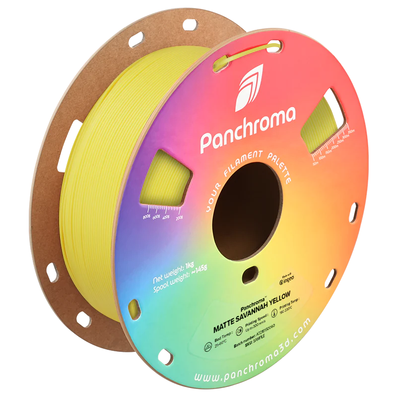 Polymaker Panchroma PLA Matte Filament in Savannah Yellow als Spule oder Refill