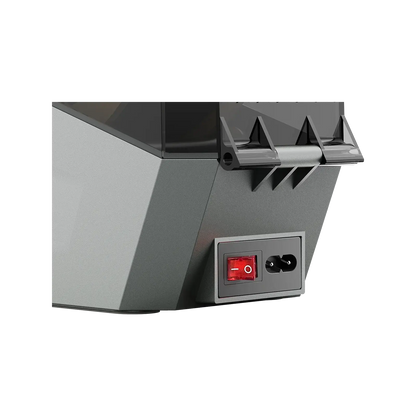 Creality Space Pi Filament Dryer – 1 Spule, 360° PTC Rückansicht mit Schalter und Stromanschluss