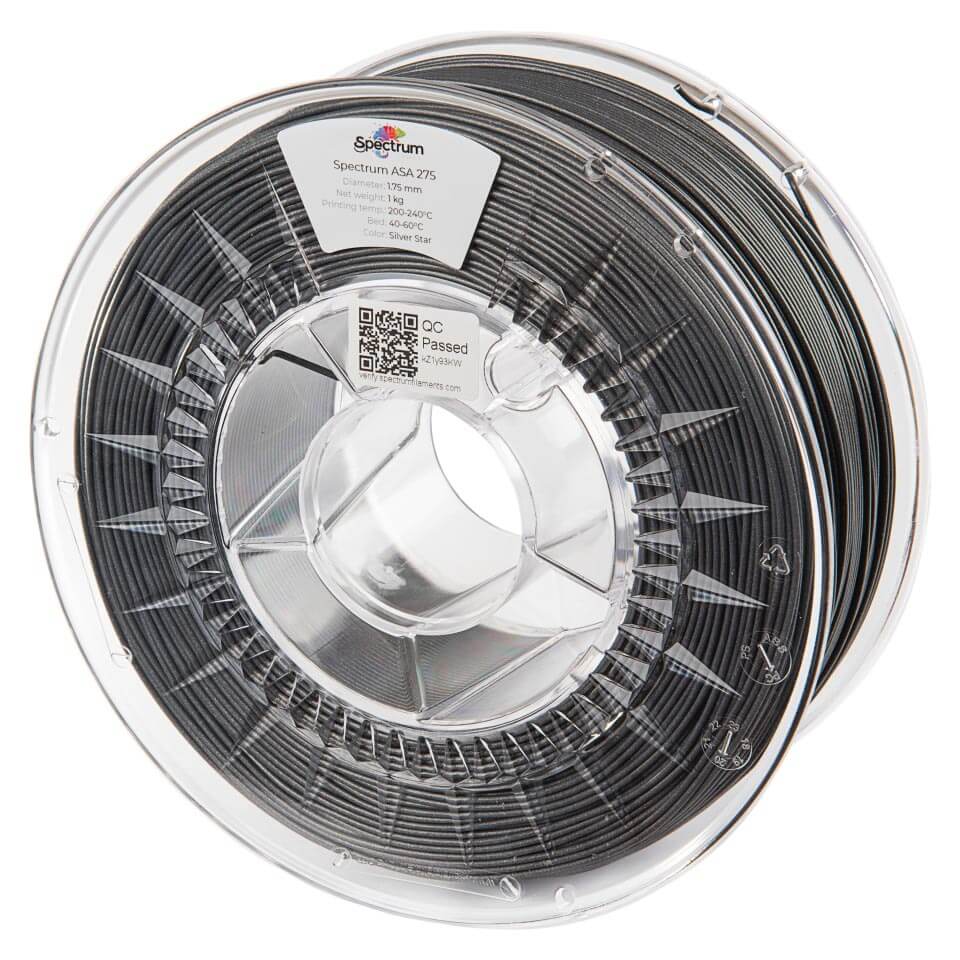 Spectrum ASA 275 – UV-beständiges ASA Filament auf Spule für 3D-Drucker.