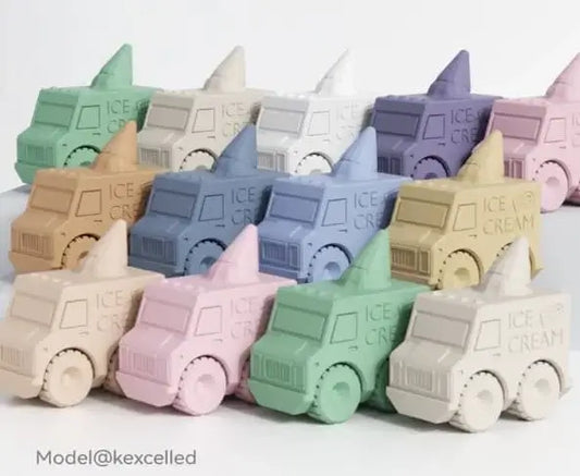 Kexcelled THE K5 PETG M – Mattes PETG-Filament farbenfrohe Eistruck-Modelle aus PETG-Filament