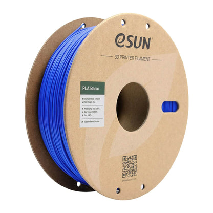 eSUN PLA-Basic blaue PLA-Filament-Spule für zuverlässigen 3D-Druck, ideal für Hobby und Prototypen.