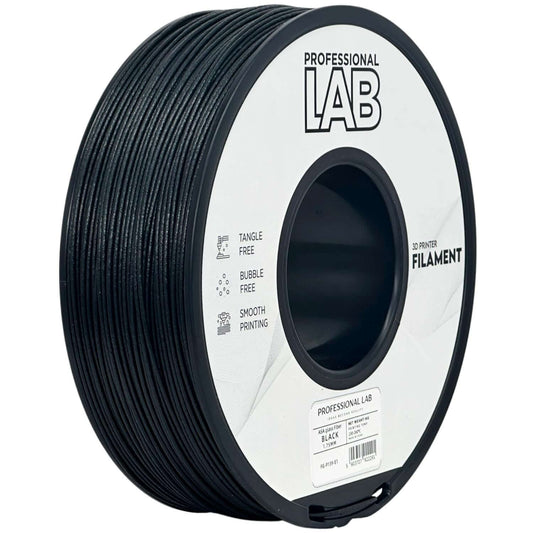 Professional Lab ASA Glass Fiber Black – UV-beständig & steif, 3D Drucker Filament auf Spule