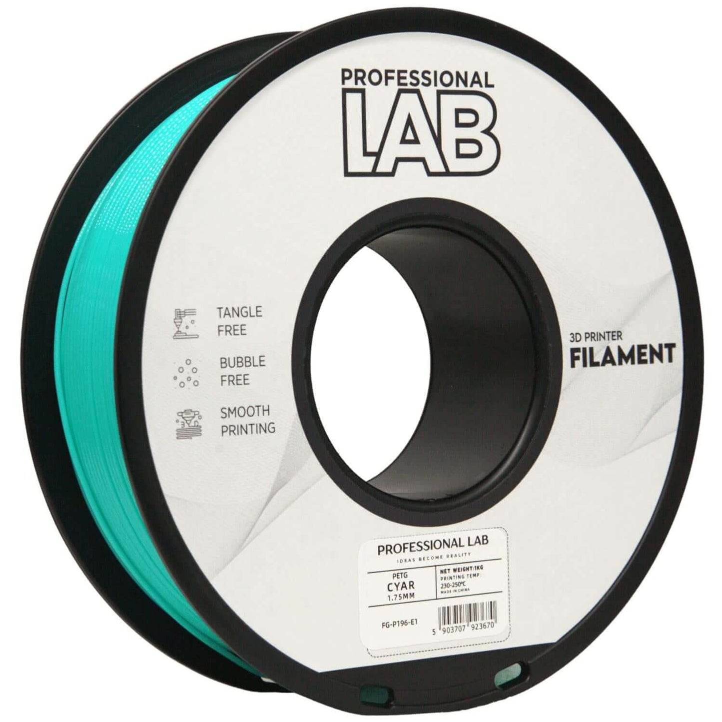  Professional Lab PETG für funktionale Druckteile, braunes 3D-Druck Filament auf der Rolle.